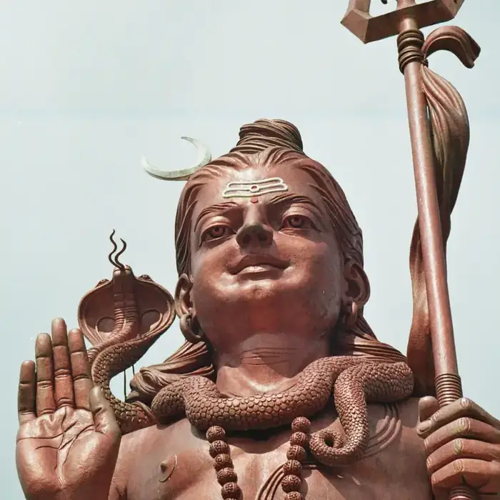 Statue de Shiva à Grand Bassin, île Maurice